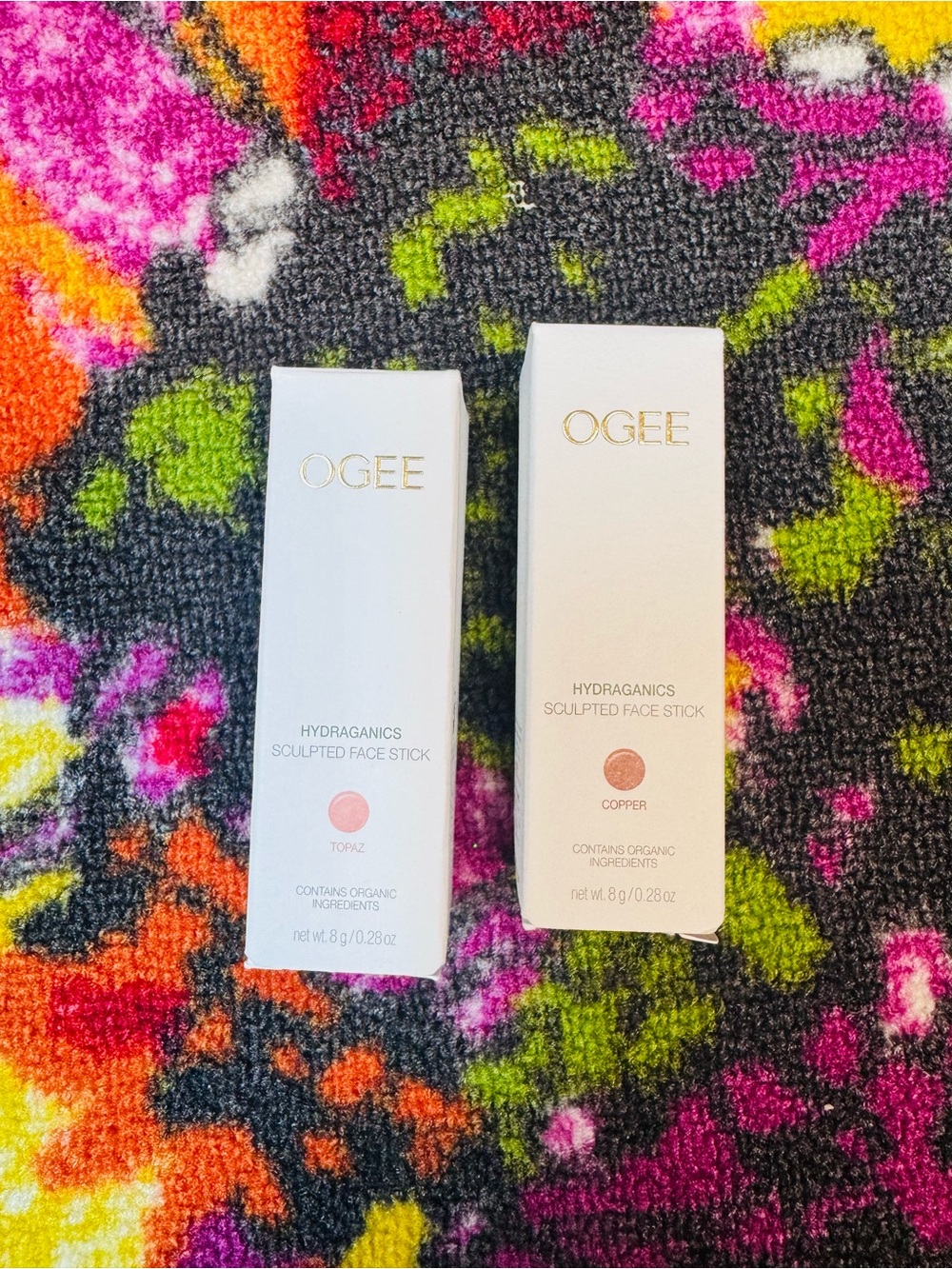 OGEE Sculpted Face Stick - Pink (Topaz) & Copper - Picture 5 of 5